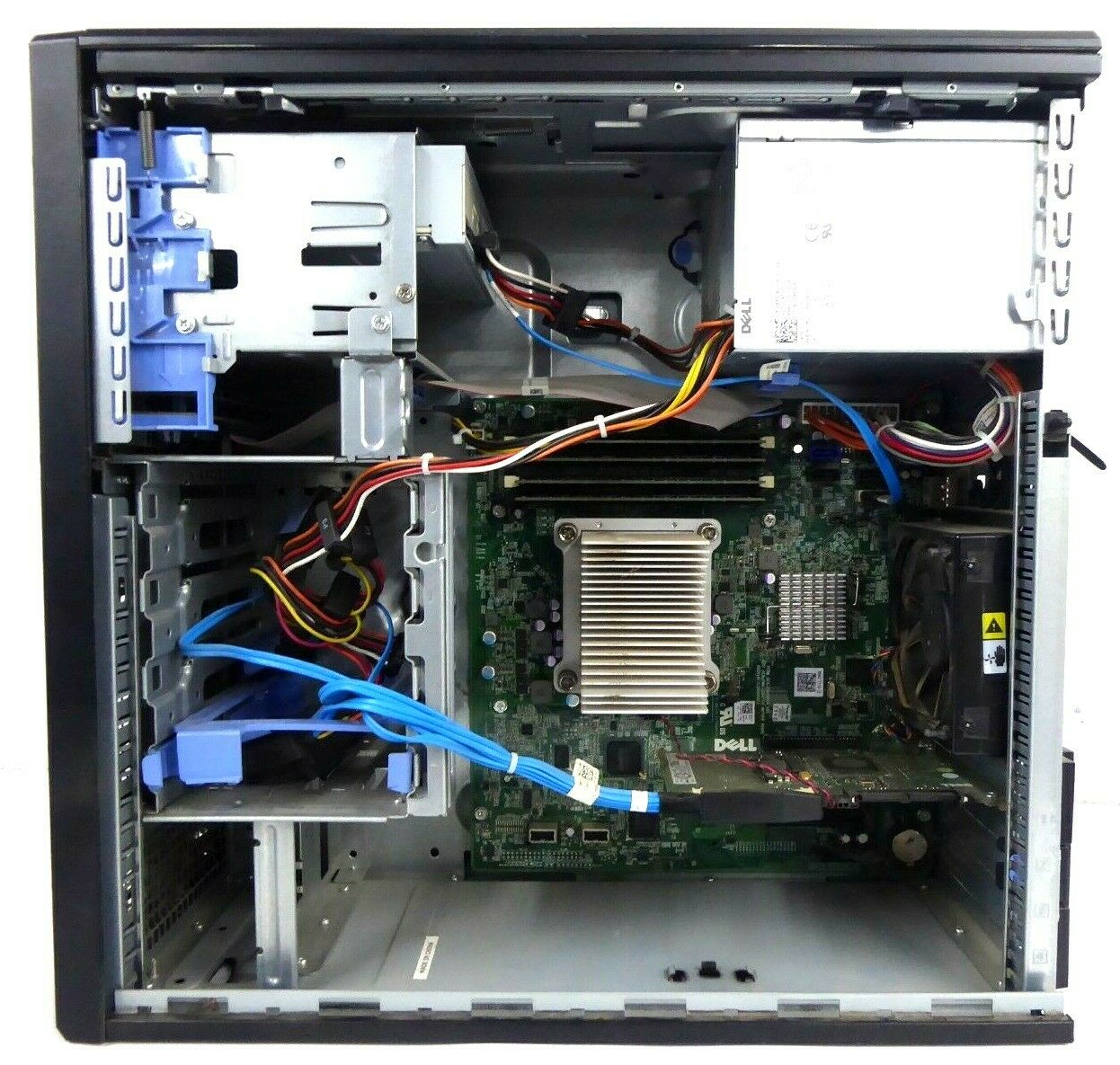 The insides of the PowerEdge T110ii